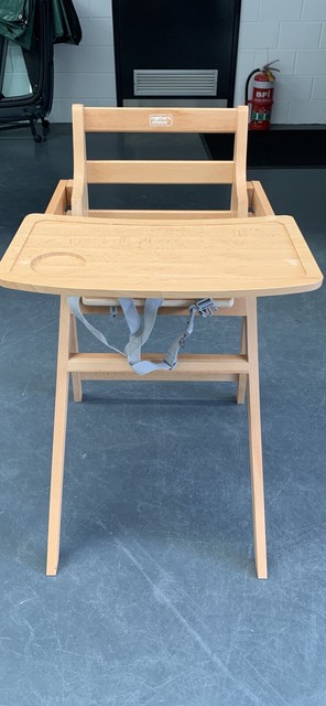 mothers choice high chair wooden